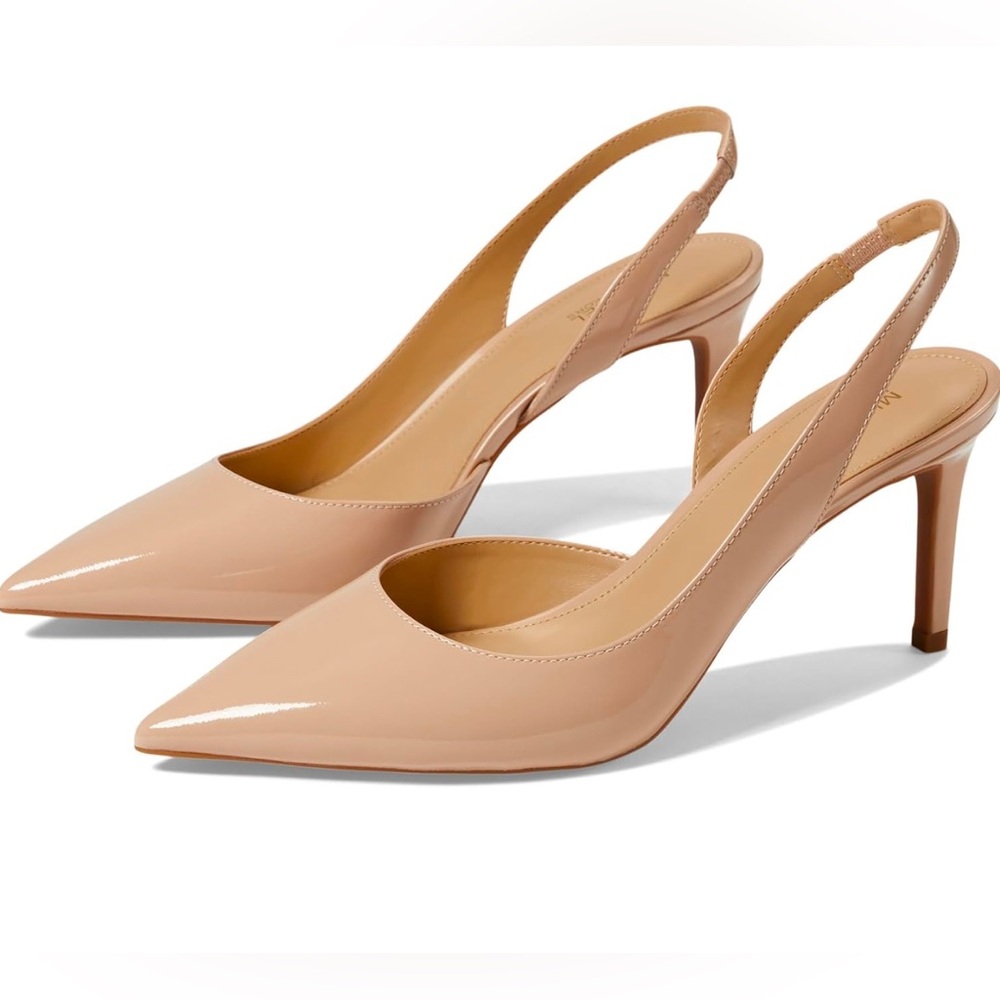 MICHAEL KORS SLING BACK KITTEN PUMPS. SIZE 7.5. Worn once!